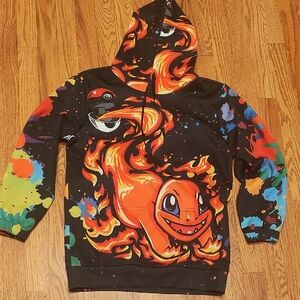 Pokemon Black and Orange Hoodie